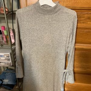 Lauren Conrad grey sweater dress. NWT